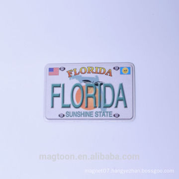 2016 custom made florida tourist souvenir flat paper fridge magnets wholesaler